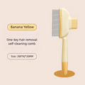 Furvella Pet Grooming Comb — One-Button Self-Cleaning Brush for Dogs & Cats