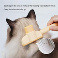 Furvella Pet Grooming Comb — One-Button Self-Cleaning Brush for Dogs & Cats