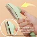 Furvella Pet Grooming Comb — One-Button Self-Cleaning Brush for Dogs & Cats