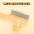 Furvella Pet Grooming Comb — One-Button Self-Cleaning Brush for Dogs & Cats