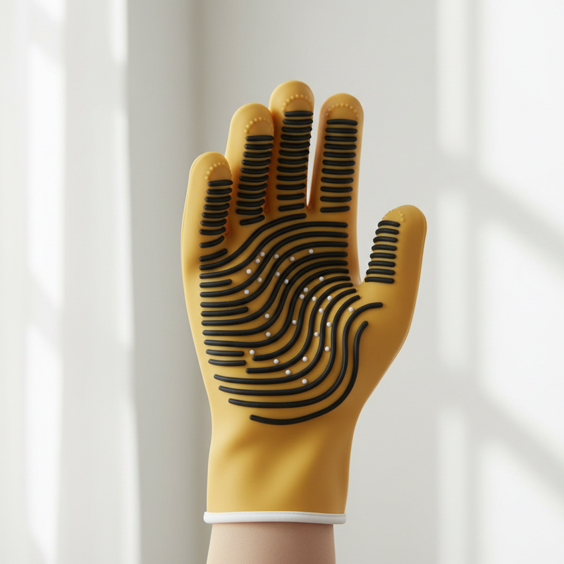 Ergonomic glove design